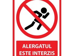 Semn pentru alergatul interzis